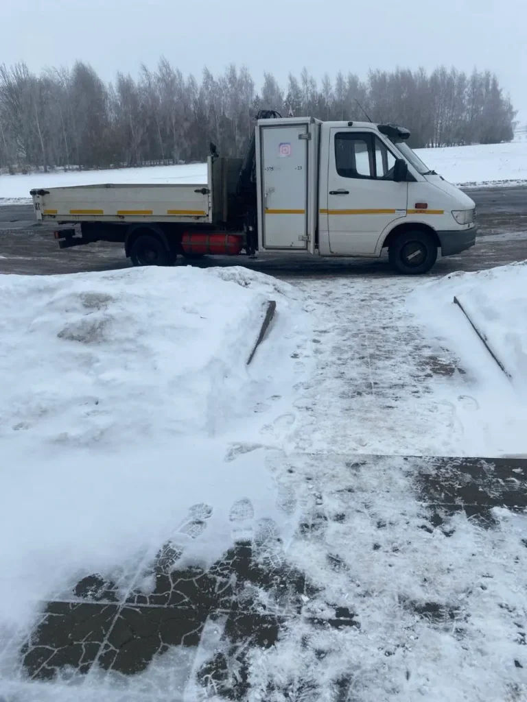 Мерседес спринтер кран манипулятор