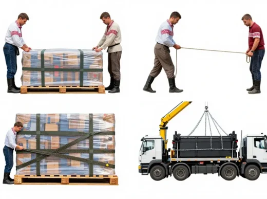 Основные способы и средства крепления грузов