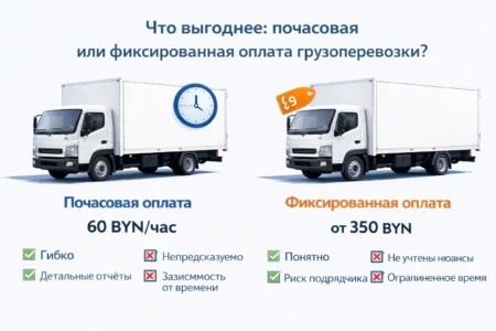 Почасовая или фиксированная оплата грузоперевозки: что выгоднее и как выбрать?