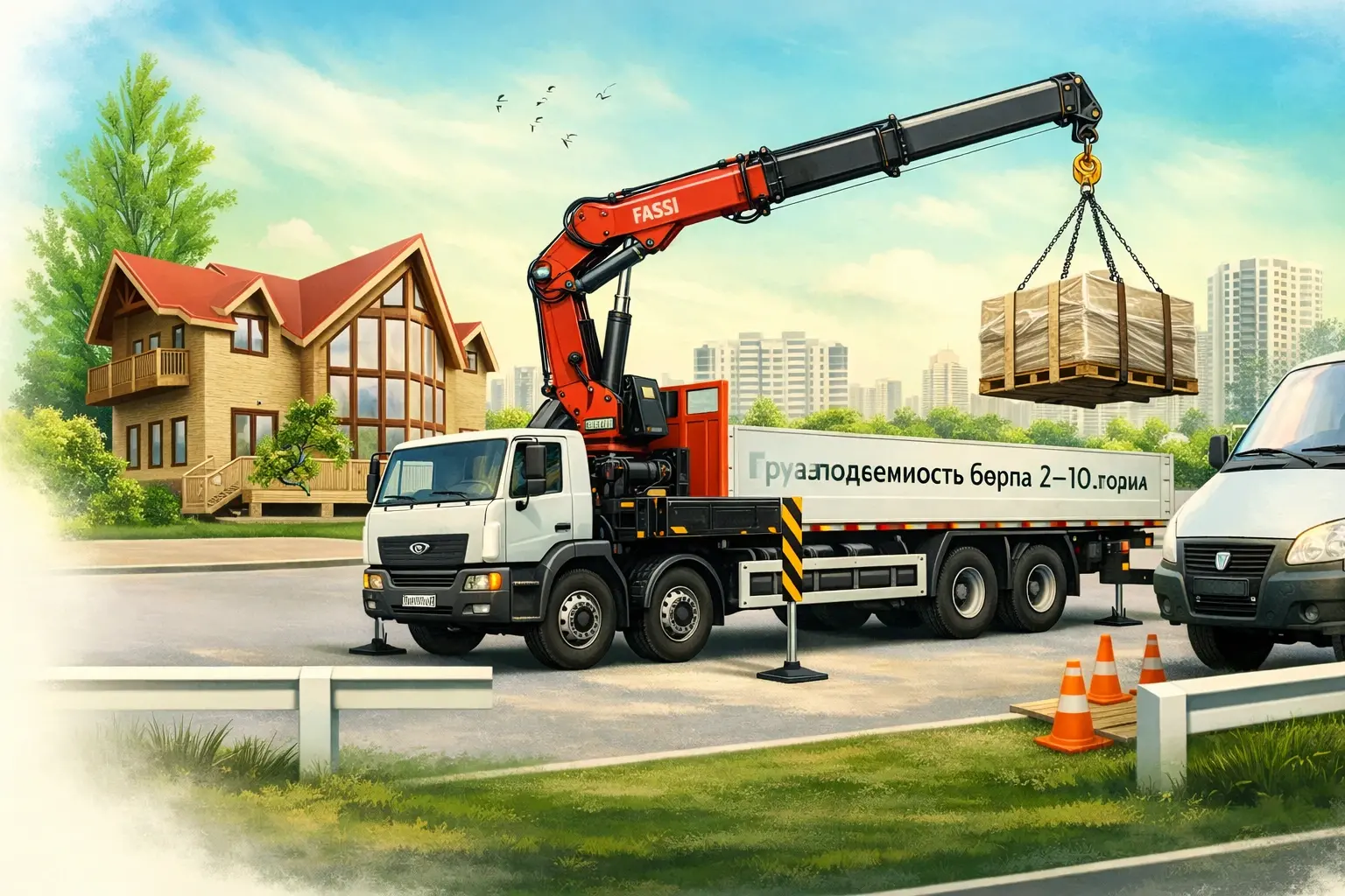 Аренда крана-манипулятора в Минске