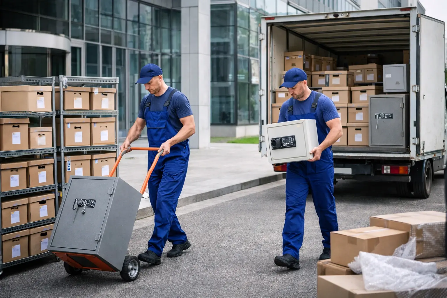 Перевозка сейфов и архивов в Минске