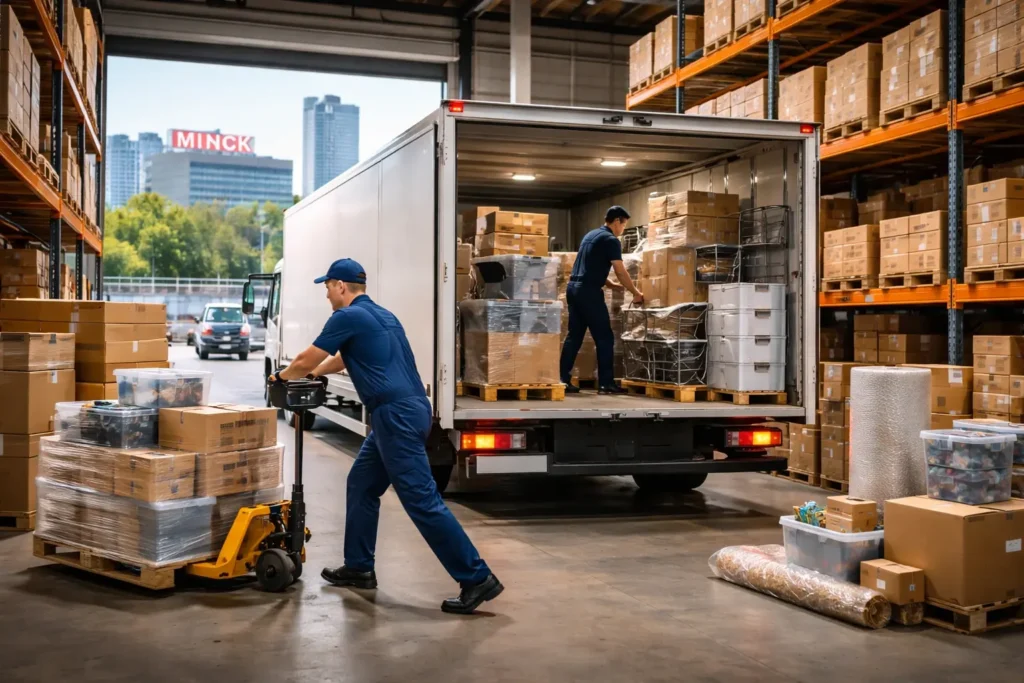 перевозка склада в Минске