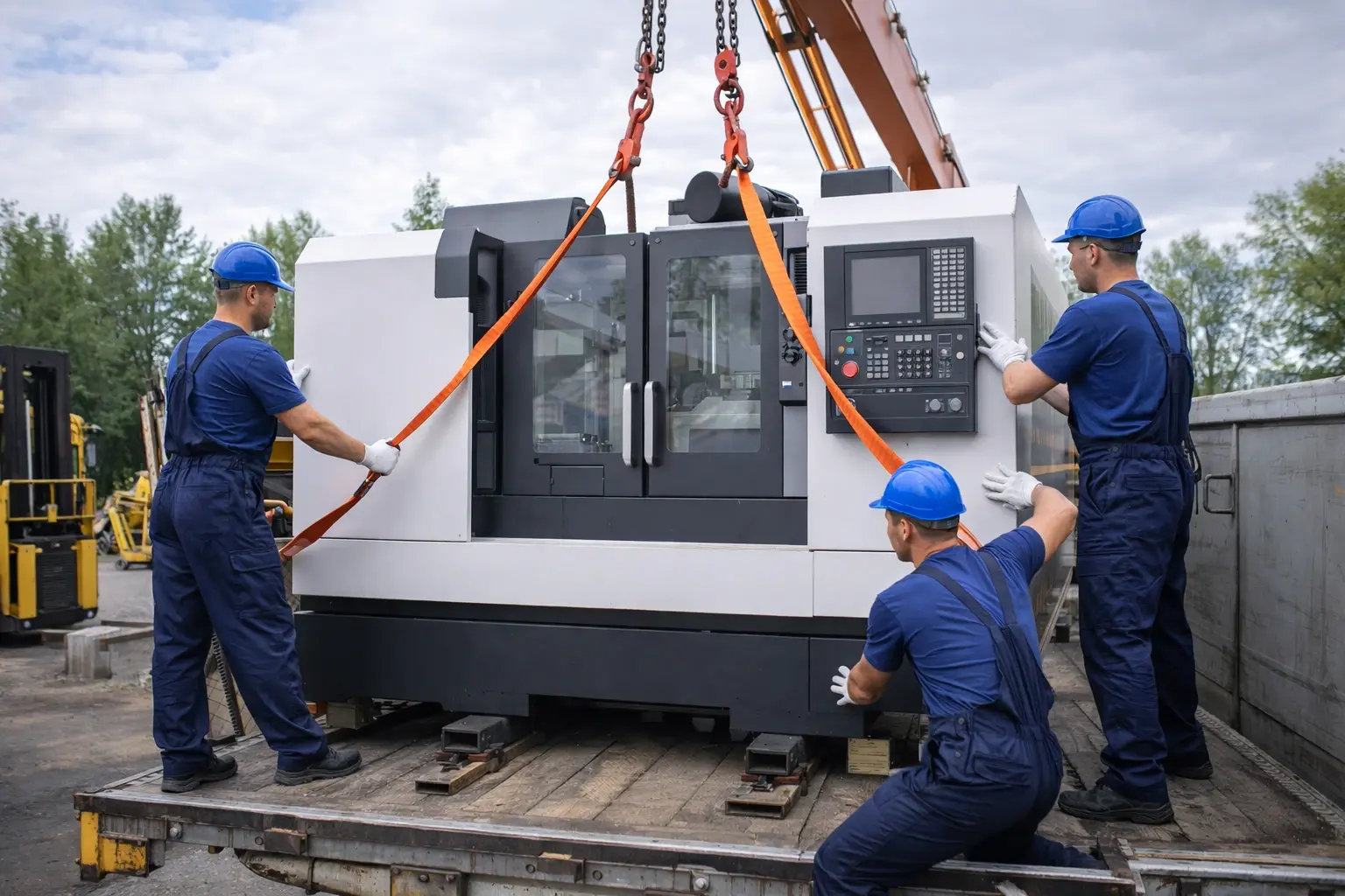 такелаж - перевозка станка ЧПУ